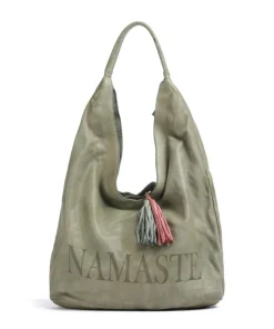 Freundgasse 1 Shopper genarbtes Leder grün