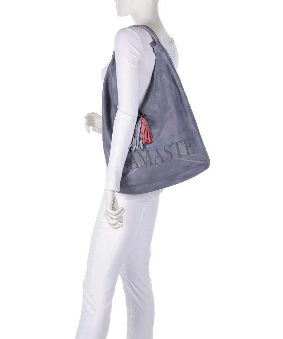 Freundgasse 1 Shopper genarbtes Leder lavendel