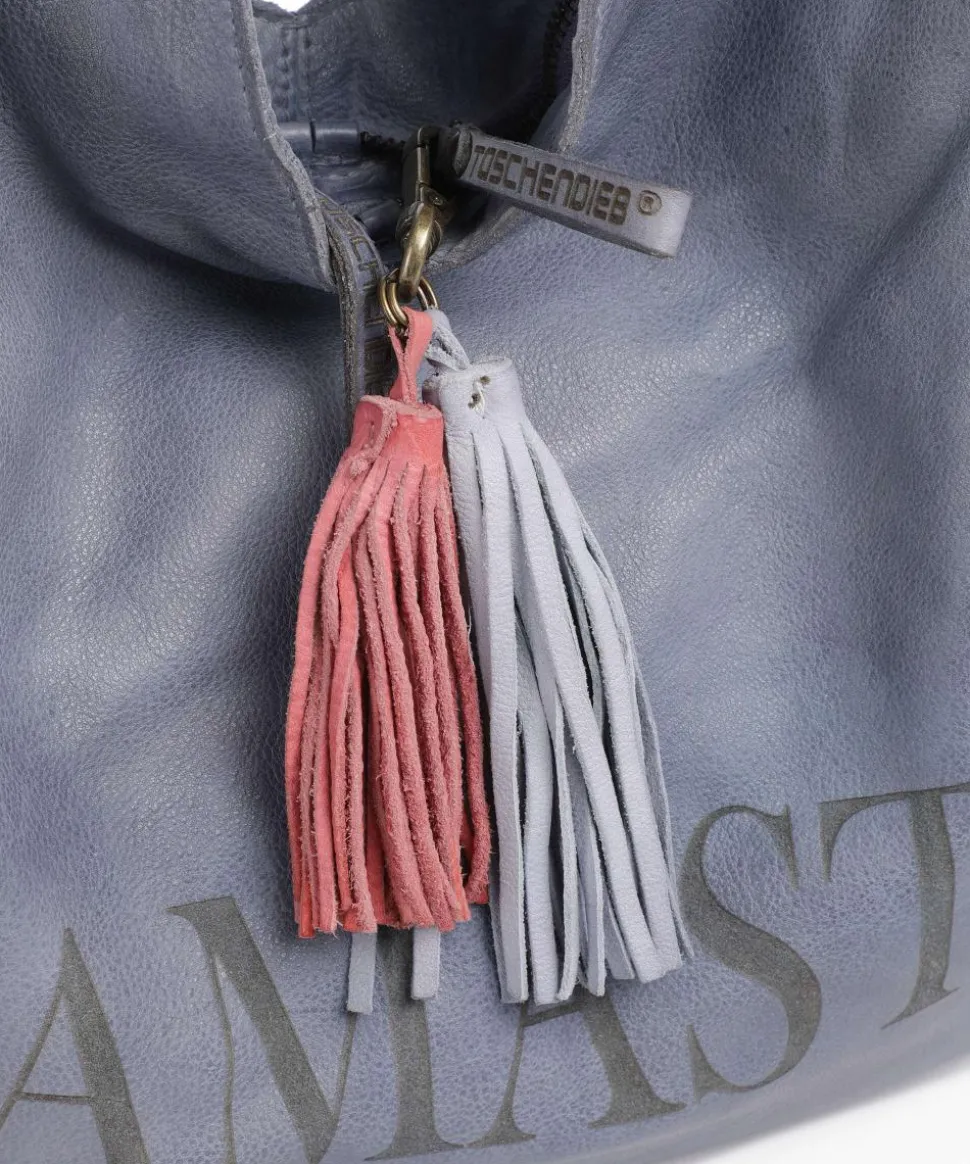 Freundgasse 1 Shopper genarbtes Leder lavendel