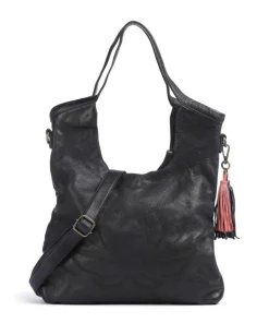 Freundgasse 2 Shopper genarbtes Leder navy