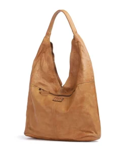 Freundgasse 1 Shopper genarbtes Leder braun
