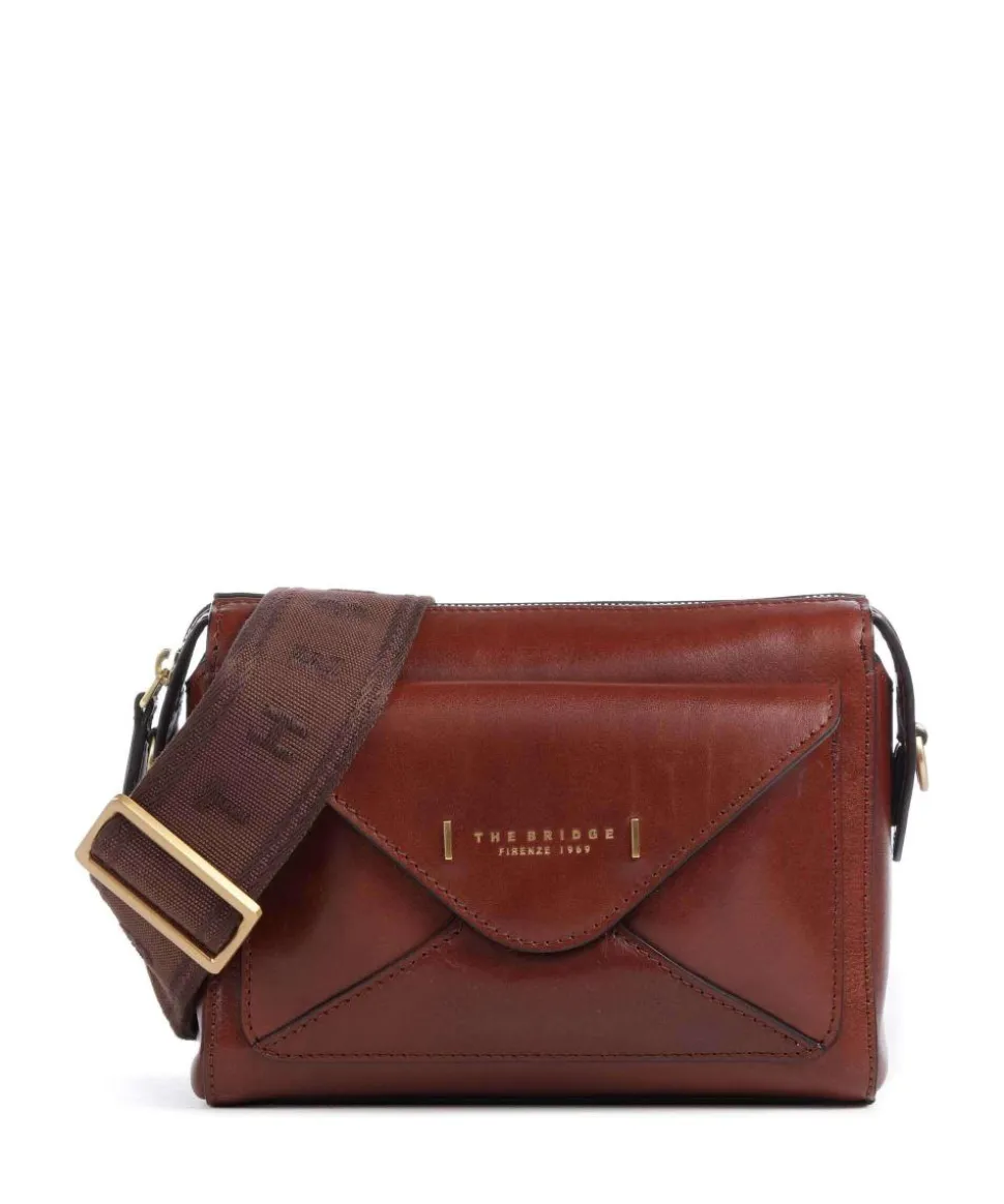 Frida Umhängetasche fein genarbtes Rindsleder braun