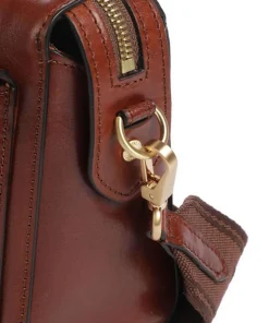 Frida Umhängetasche fein genarbtes Rindsleder braun