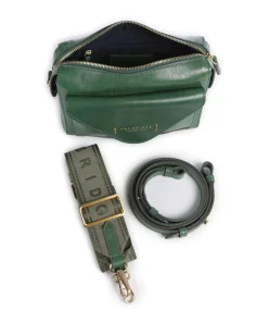 Frida Umhängetasche fein genarbtes Rindsleder dunkelgrün