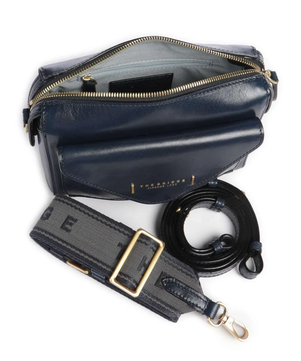 Frida Umhängetasche Rindsleder dunkelblau