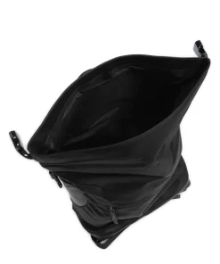 Fusion Bornholm Rolltop Rucksack 17″ Nylon, Leder schwarz