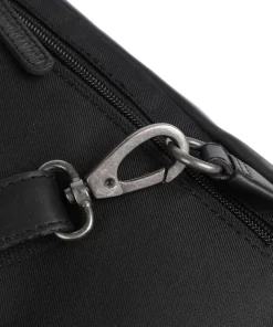 Fusion Salla Slingbag Nylon, Leder schwarz