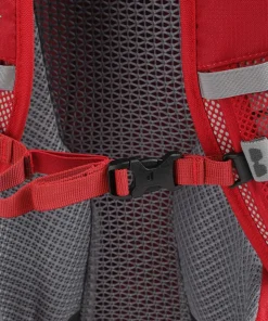 Futura 23 Wanderrucksack recyceltes Polyester dunkelrot