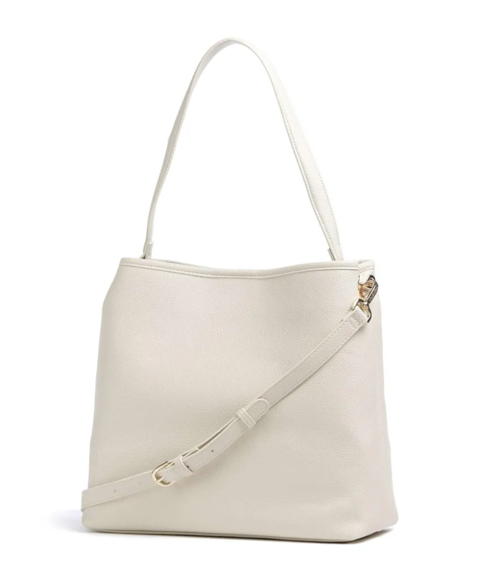 Futura Beuteltasche Lederimitat creme