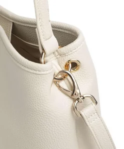 Futura Beuteltasche Lederimitat creme