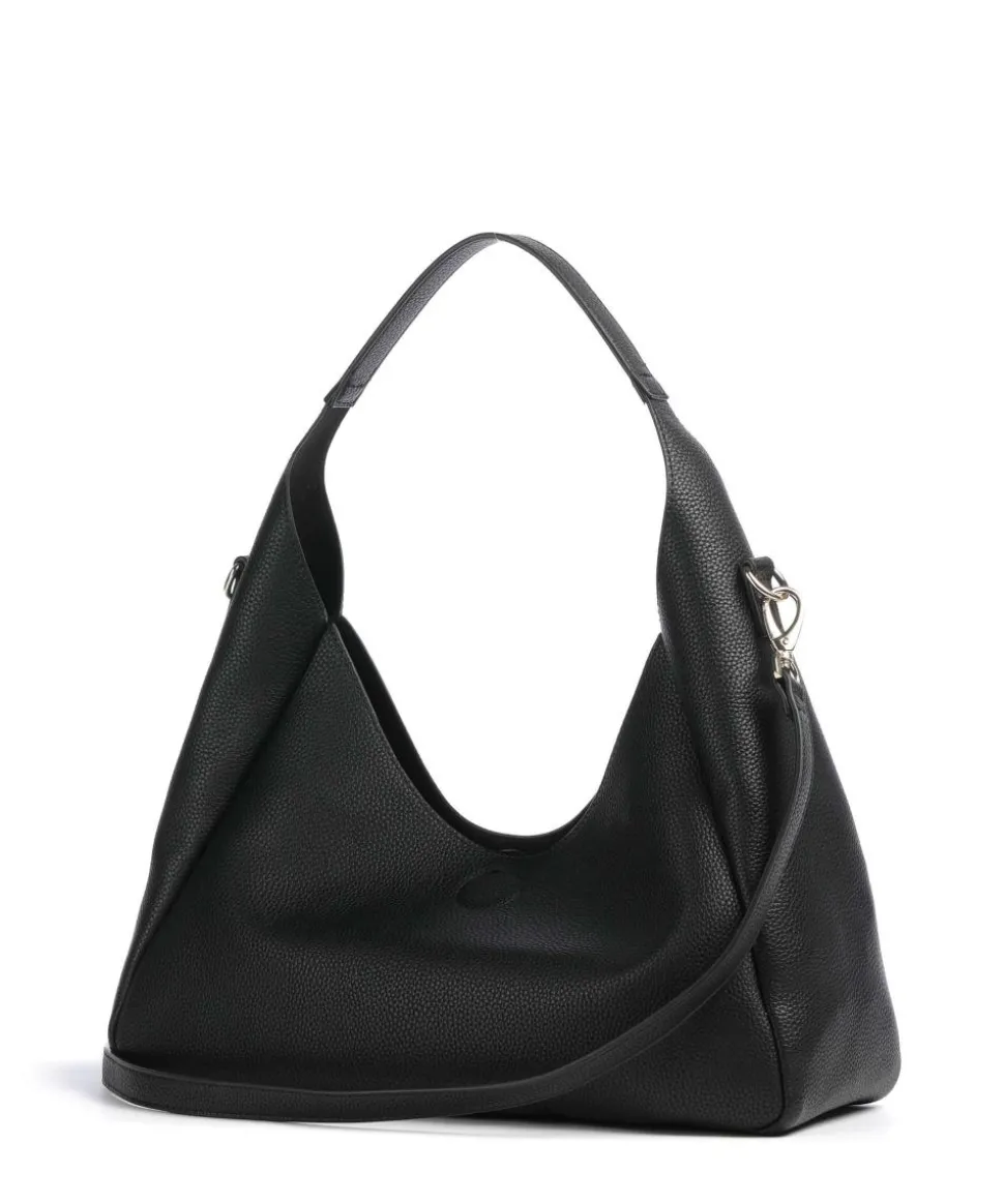 Futura Beuteltasche Lederimitat schwarz