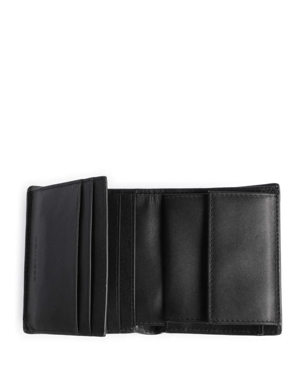 FXP RFID Geldbörse weiches Rindsleder schwarz