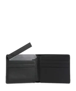 FXP RFID Kreditkartenetui weiches Rindsleder schwarz