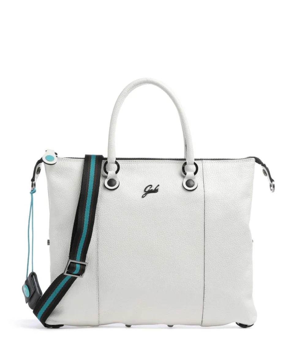 G3 Plus M Rucksack-Tasche genarbtes Kalbsleder weiß