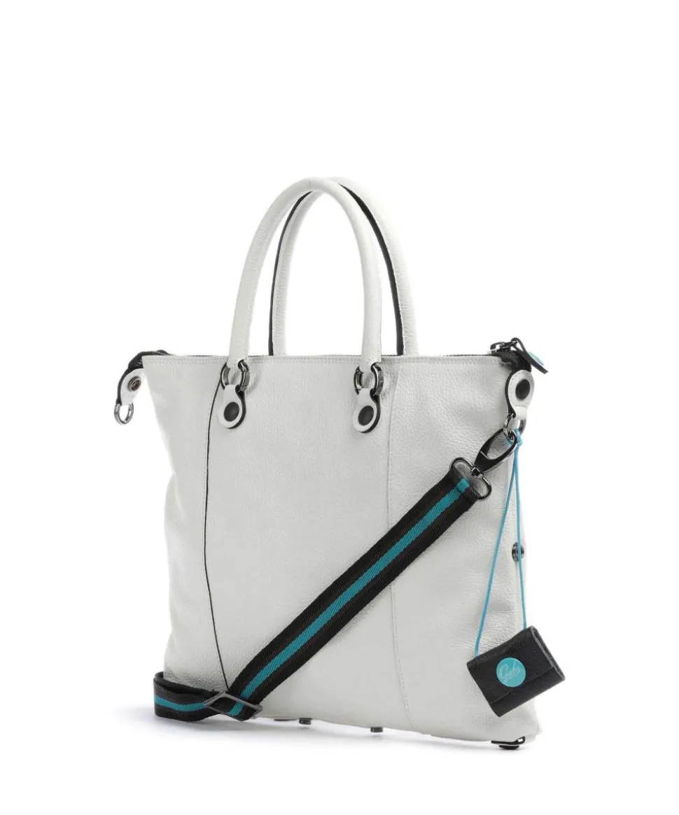 G3 Plus M Rucksack-Tasche genarbtes Kalbsleder weiß