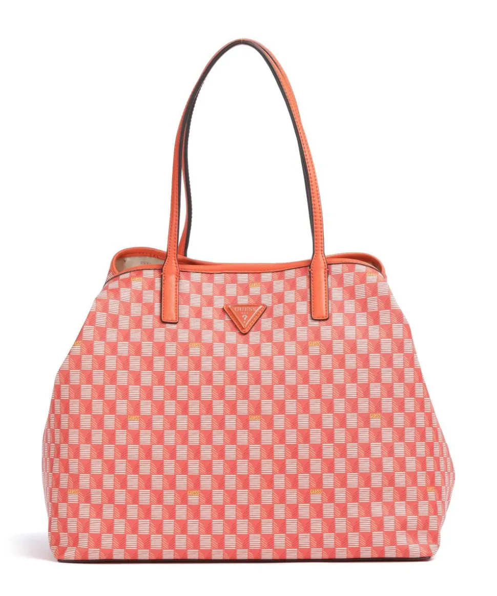 G Wave Large Shopper Lederimitat orange