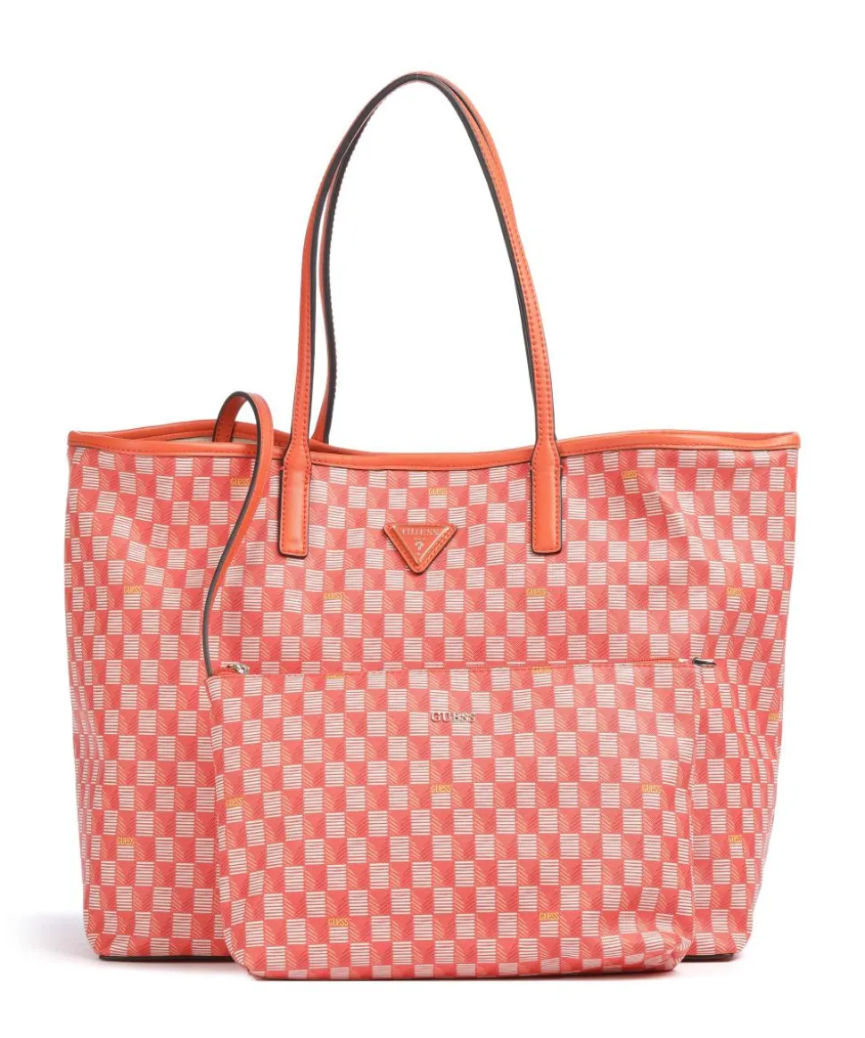 G Wave Large Shopper Lederimitat orange