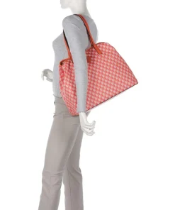 G Wave Large Shopper Lederimitat orange