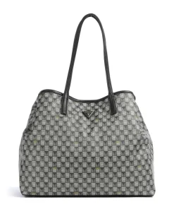 G Wave Large Shopper Lederimitat schwarz