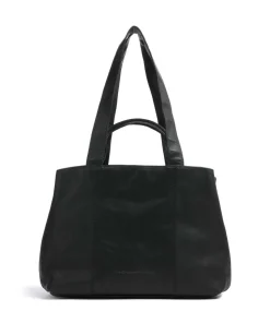 Gail Shopper Pull-Up Rindsleder schwarz