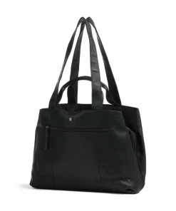 Gail Shopper Pull-Up Rindsleder schwarz