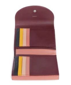 Galapagos RFID Geldbörse fein genarbtes Kalbsleder dunkelrot