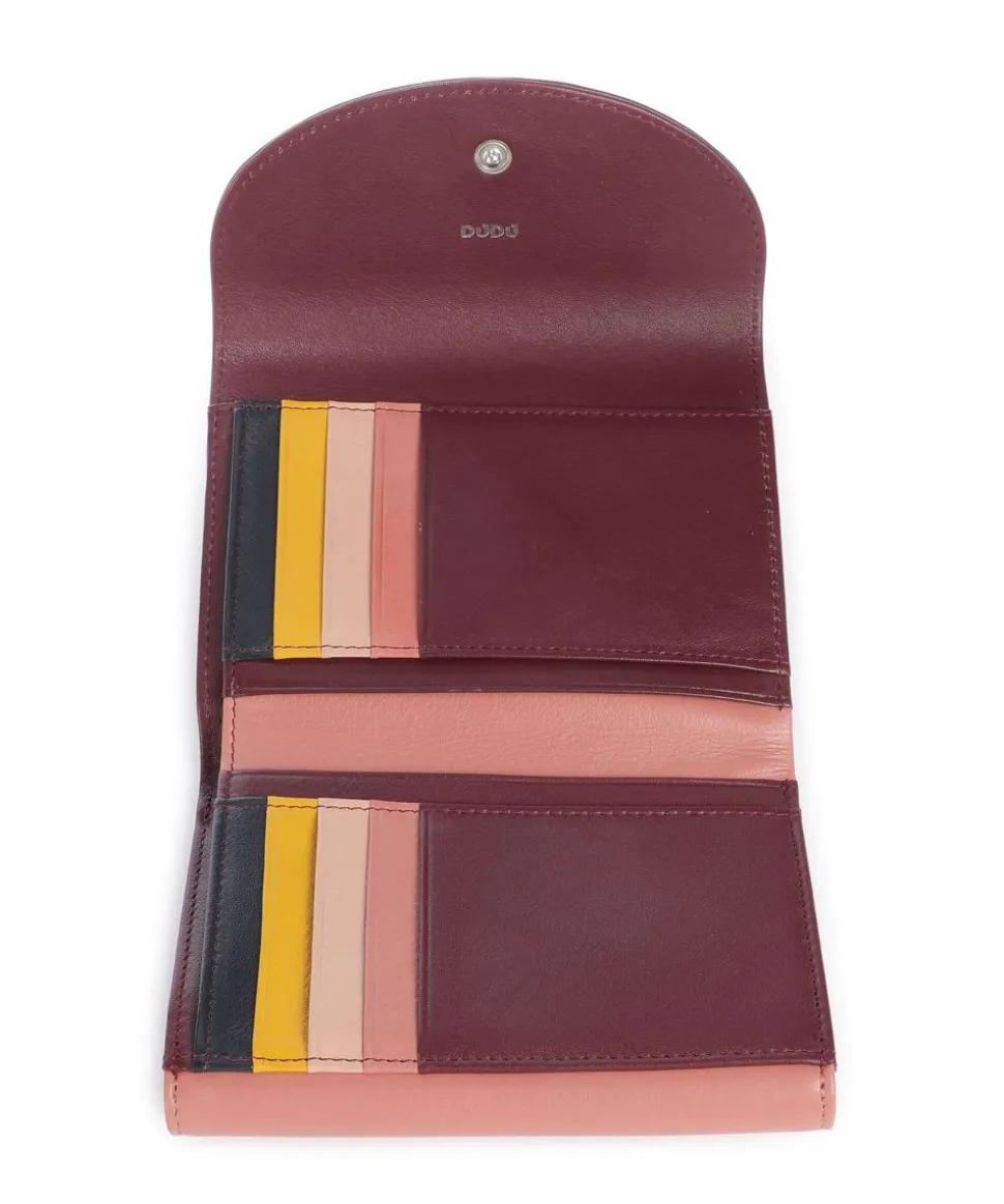 Galapagos RFID Geldbörse fein genarbtes Kalbsleder dunkelrot