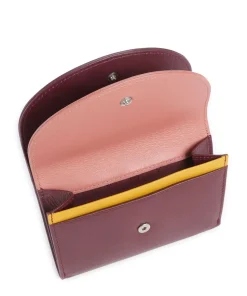 Galapagos RFID Geldbörse fein genarbtes Kalbsleder dunkelrot