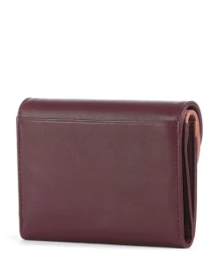 Galapagos RFID Geldbörse fein genarbtes Kalbsleder dunkelrot