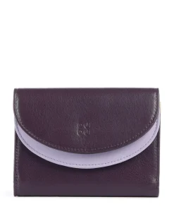 Galapagos RFID Geldbörse fein genarbtes Kalbsleder aubergine