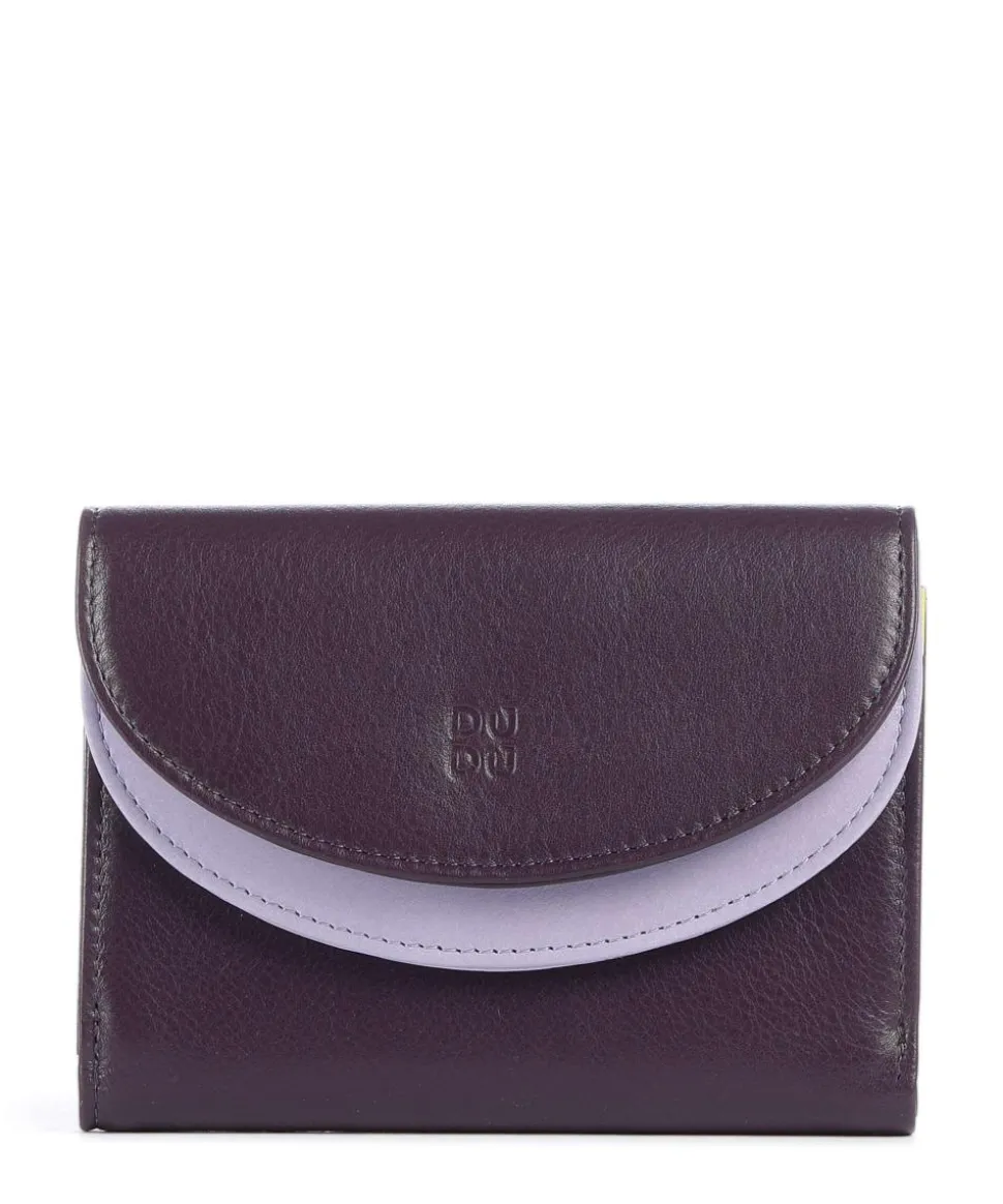 Galapagos RFID Geldbörse fein genarbtes Kalbsleder aubergine