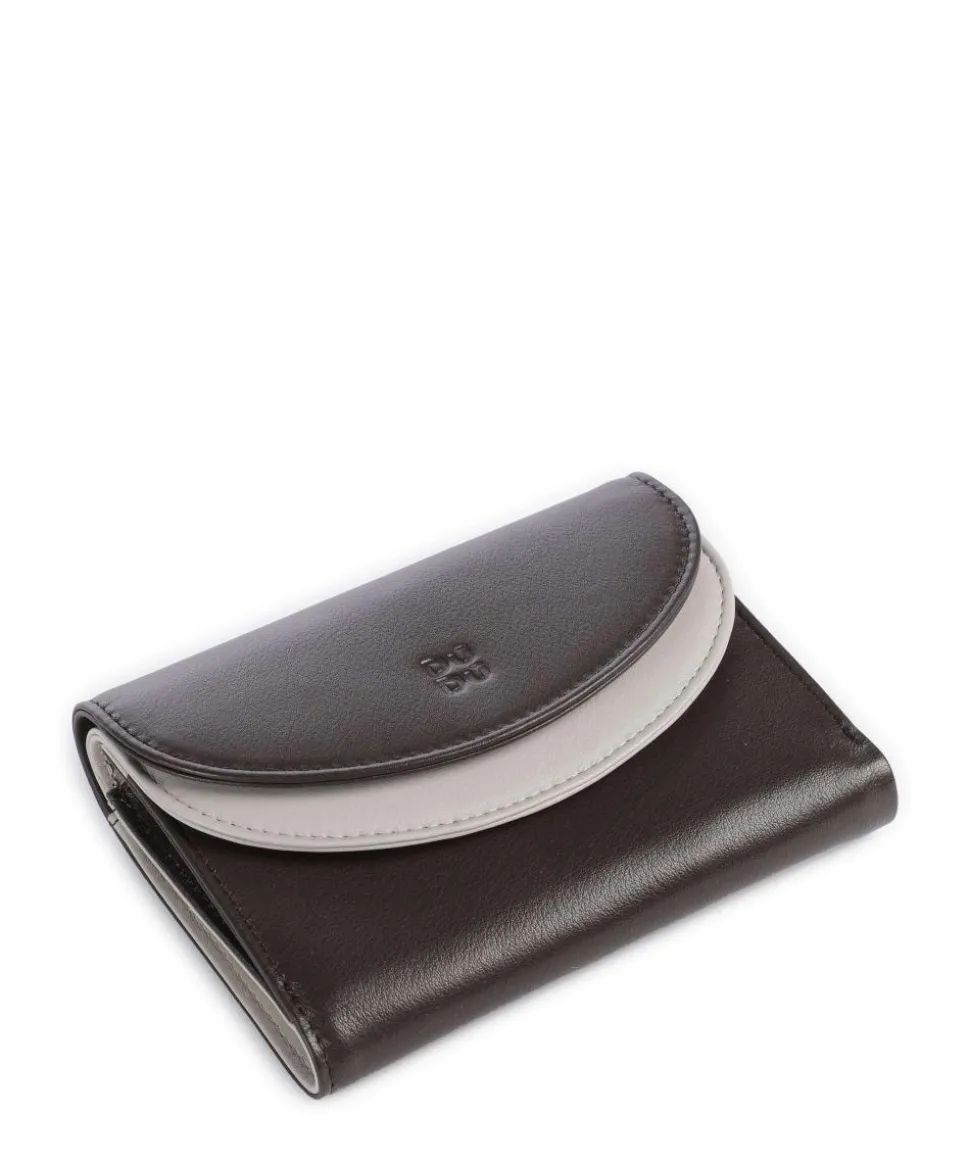 Galapagos RFID Geldbörse fein genarbtes Kalbsleder braun