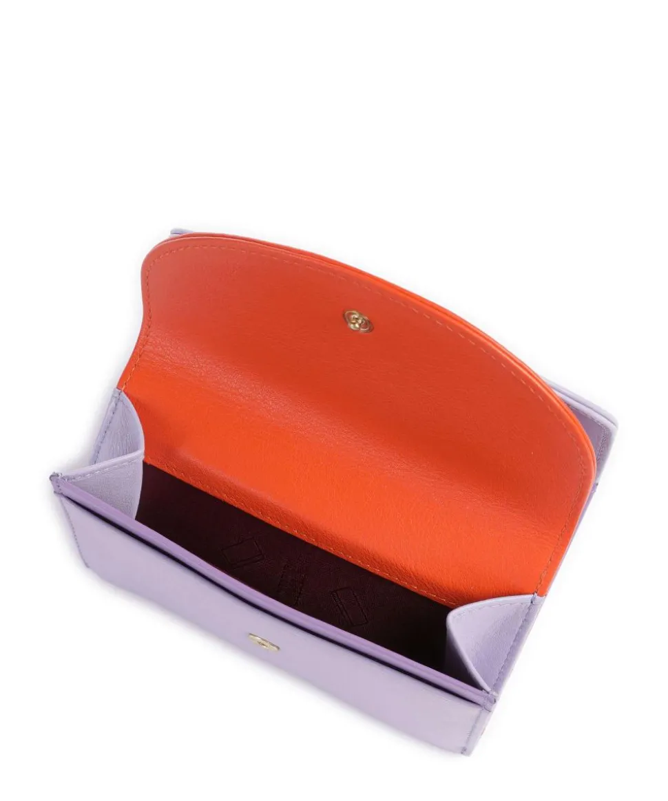 Galapagos RFID Geldbörse fein genarbtes Kalbsleder violett