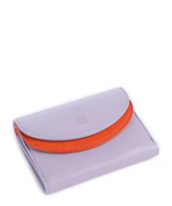 Galapagos RFID Geldbörse fein genarbtes Kalbsleder violett