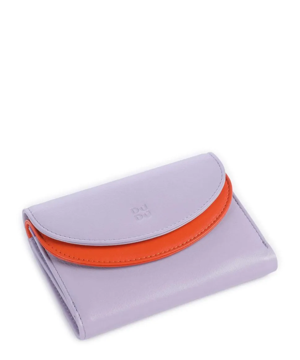 Galapagos RFID Geldbörse fein genarbtes Kalbsleder violett