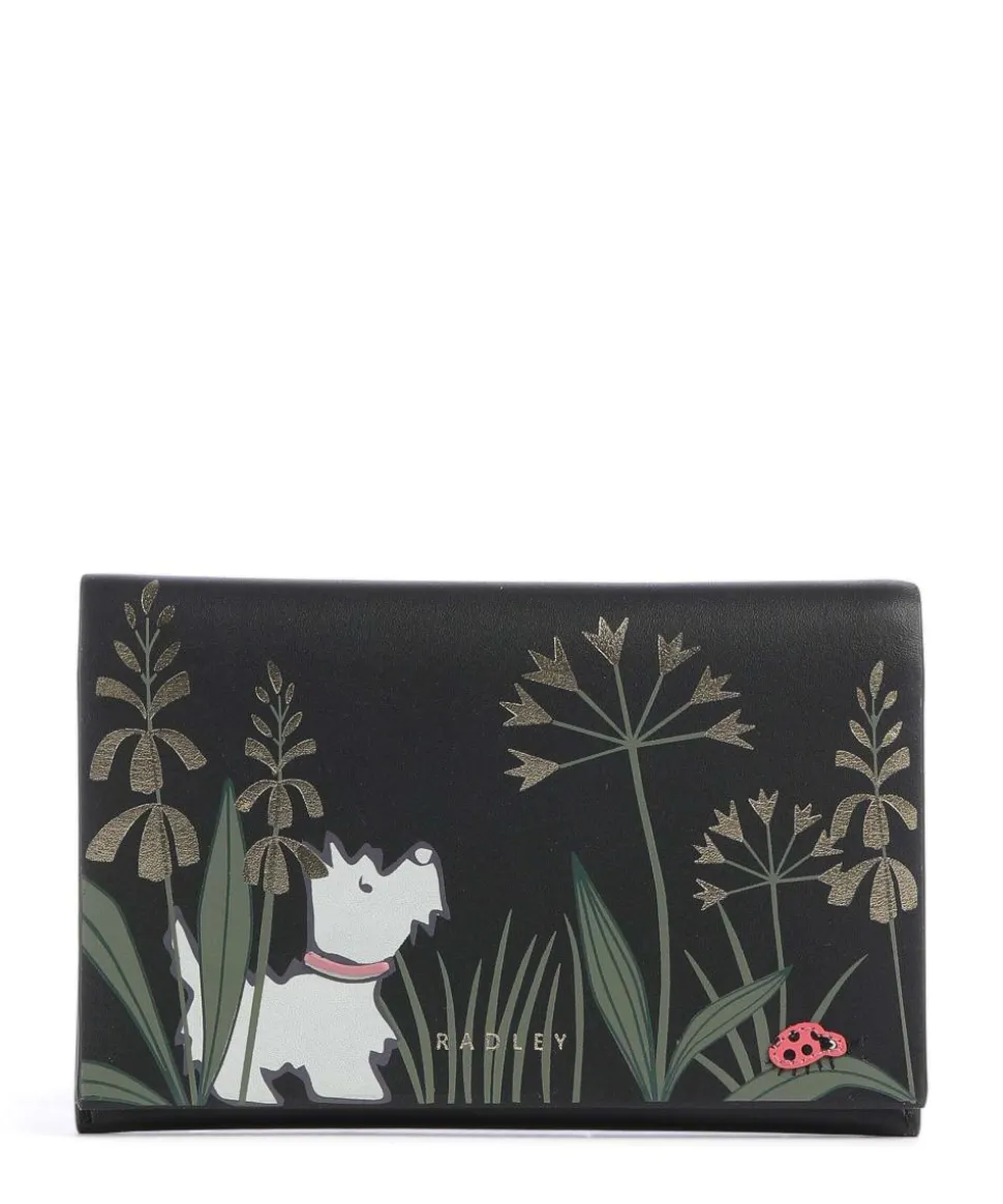 Garden Wanderer Geldbörse fein genarbtes Rindsleder schwarz