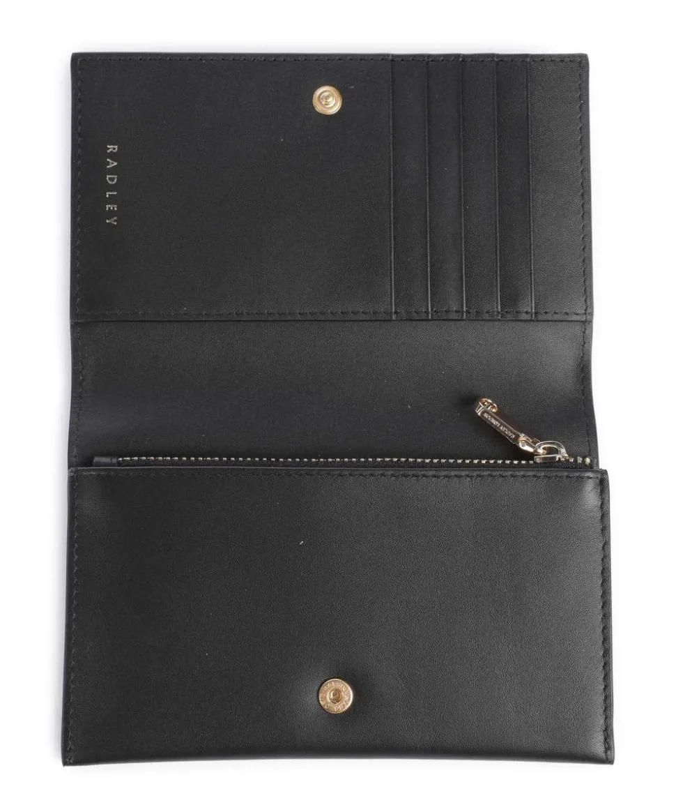 Garden Wanderer Geldbörse fein genarbtes Rindsleder schwarz