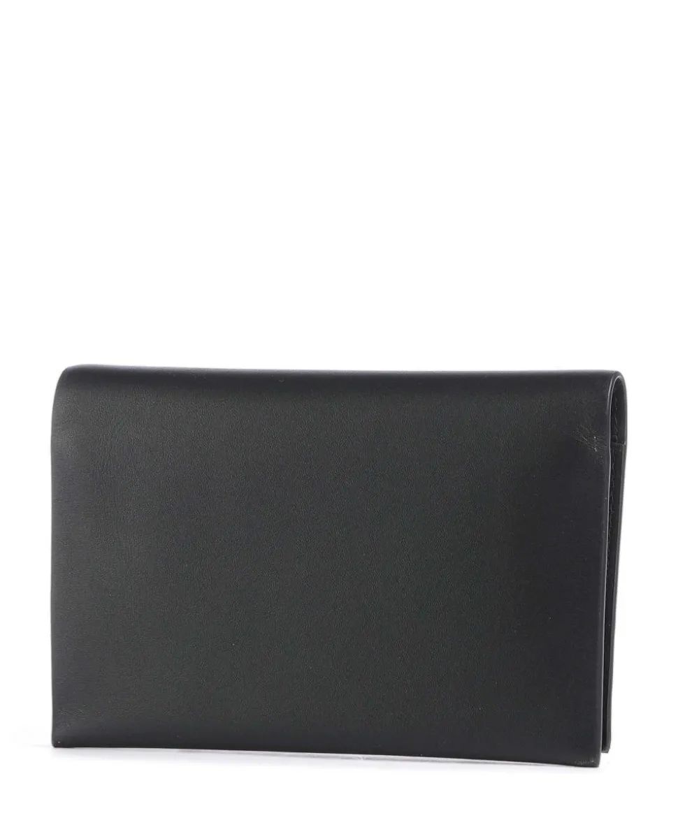 Garden Wanderer Geldbörse fein genarbtes Rindsleder schwarz