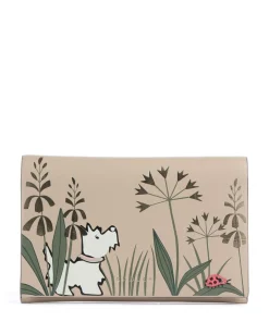 Garden Wanderer Geldbörse fein genarbtes Rindsleder hellbraun