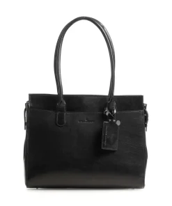 Gaucho Ellen Shopper 15″ fein genarbtes Rindsleder schwarz