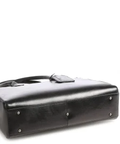 Gaucho Ellen Shopper 15″ fein genarbtes Rindsleder schwarz