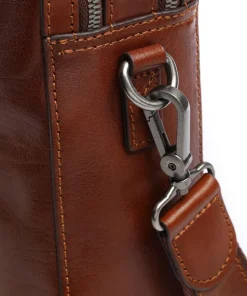 Gaucho Paul Aktentasche 15″ fein genarbtes Rindsleder cognac