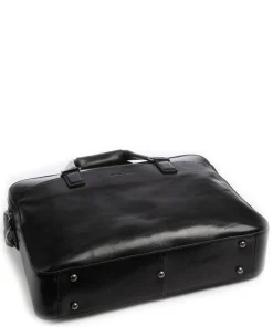 Gaucho Paul Aktentasche 15″ fein genarbtes Rindsleder schwarz