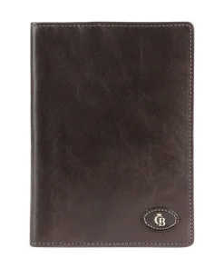 Gaucho RFID Kreditkartenetui fein genarbtes Rindsleder dunkelbraun