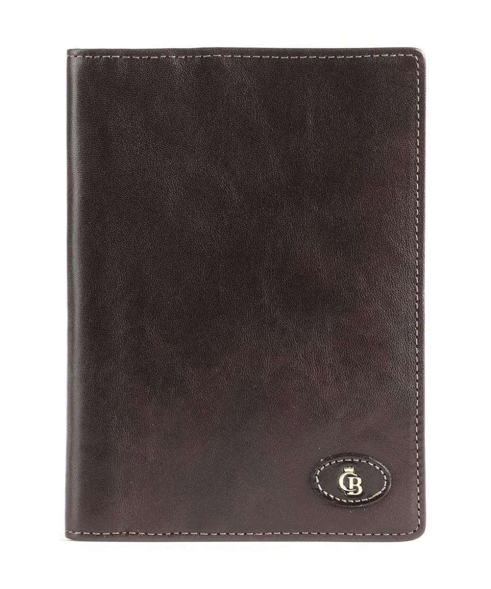 Gaucho RFID Kreditkartenetui fein genarbtes Rindsleder dunkelbraun