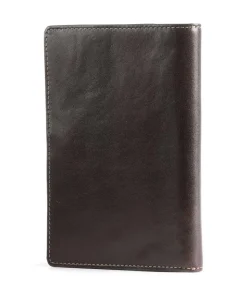 Gaucho RFID Kreditkartenetui fein genarbtes Rindsleder dunkelbraun