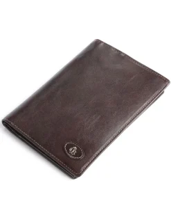 Gaucho RFID Kreditkartenetui fein genarbtes Rindsleder dunkelbraun