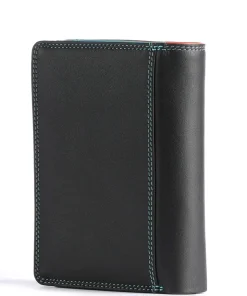 Geldbörse fein genarbtes Leder schwarz