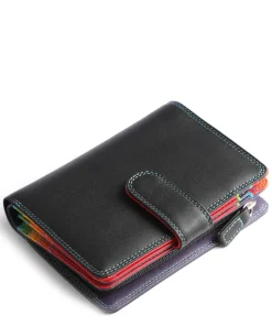 Geldbörse fein genarbtes Leder schwarz