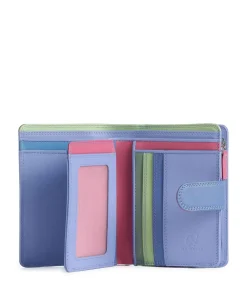 Geldbörse fein genarbtes Leder mehrfarbig